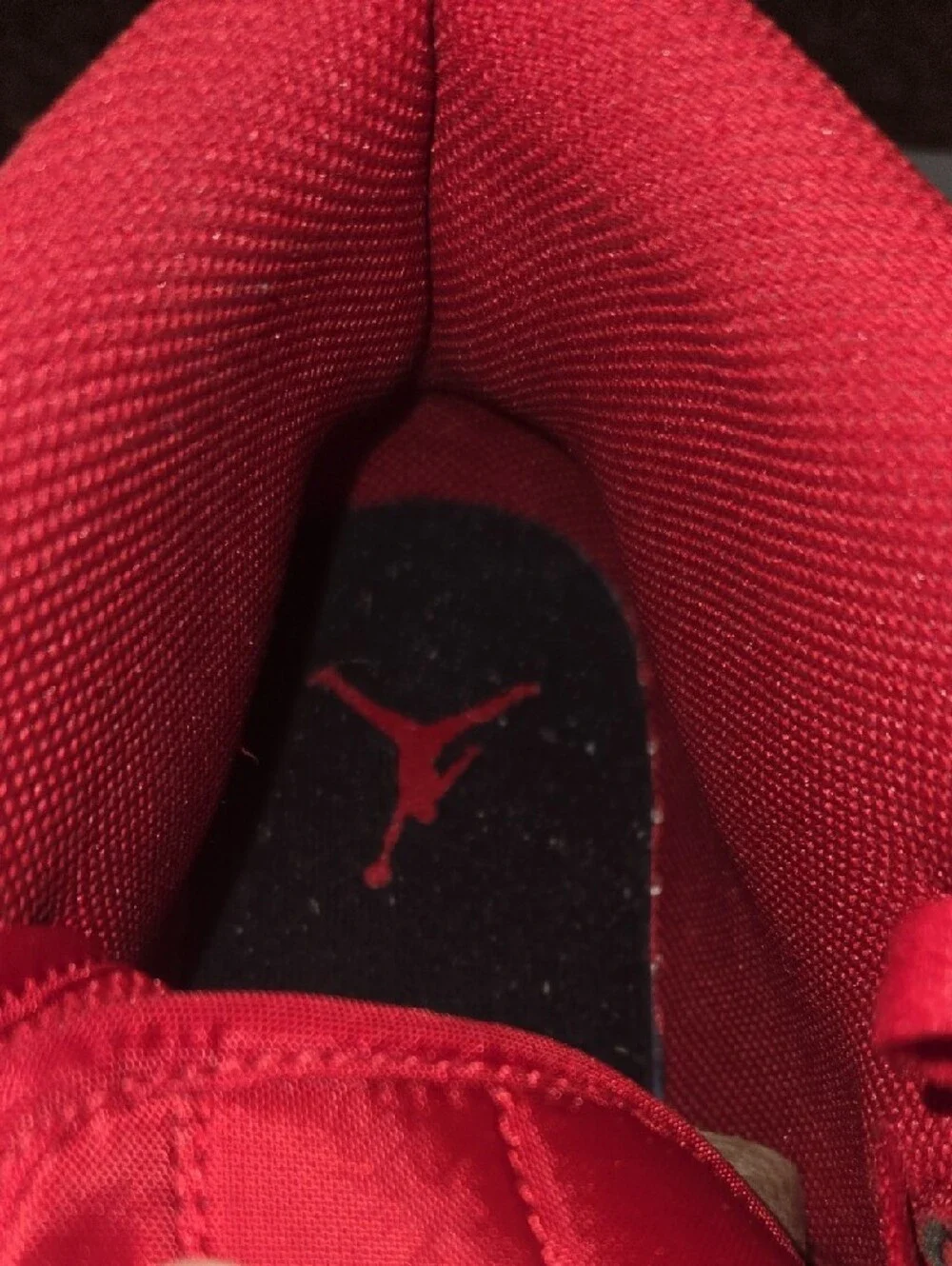 Nike Red High-Top Jumpman Sneakers - Picture 12 of 15